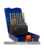 Rotec Spiraalborenset '107 - Uni-X',Din 338, 19-Dlg Ø1-10 Abs