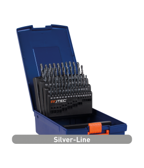 Rotec Spiraalborenset '107', Din 338, Type Uni-X, 6-Dlg Ø2-8