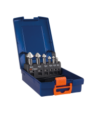 Rotec Verzinkfr.Set '407', Hss-G, 6-Dlg, M3-M10, Ø6,3-20,5