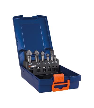 Rotec Verzinkfr.Set '407C', Hss-G Nanot, 6-Dlg, M3-M10, Ø6,3-20,5 Rotec Verzinkfr.Set '407C', Hss-G Nanot, 6-Dlg, M3-M10, Ø6,3-20,5