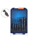 Rotec Combi-Boor/Tap Bit Set '316' Impact 6-Delig E6,3 M3-M10 Rotec Combi-Boor/Tap Bit Set '316' Impact 6-Delig E6,3 M3-M10