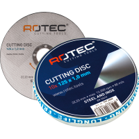 ROTEC DOORSLIJPSCHIJF OPTI-LINE, ø125X1,0Xø22,2 IN BLIK