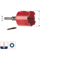 ROTEC DIAMANTDOZENBOOR 'ECO', M16, ø82