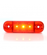 KSG LED Zij/Toplamp Rood 12/24Watt 3 leds Aanhanger verlichting LED