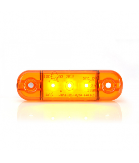 KSG LED Zij/Toplamp Oranje 12/24Watt 3 leds