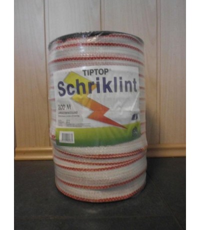 Tiptop schriklint 200m 15 x 0.2 mm rvs