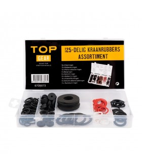 Assortiment kraanrubbers 125 delig Assortiment doos