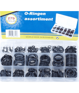 Assortiment o-ringen 279 delig oringen o ringen Assortiment doos