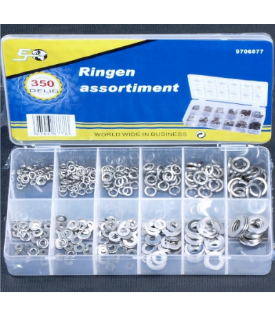 Assortiment ringen 350 delig