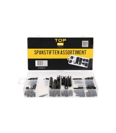 Assortiment spanstiften 120 delig