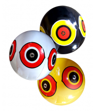 Vogelverschrikker Scare Eye ballon (wit/geel/zwart) per stuk Vogelverschrikker