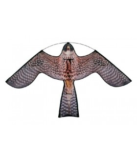 Reserve vlieger hawk kite met roofvogelprint Vogelverschrikker