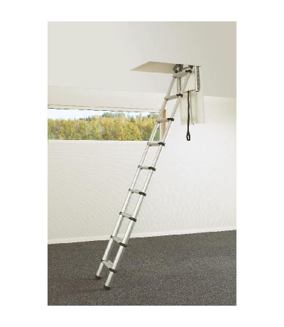 Telesteps Black line Mini vlizo trap Telescoop Ladder