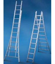 Solide Bouwladder omvormbaar 2 x 12 Sporten Reform Ladder