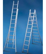 Solide Bouwladder omvormbaar 2 x 8 Sporten Reform Ladder