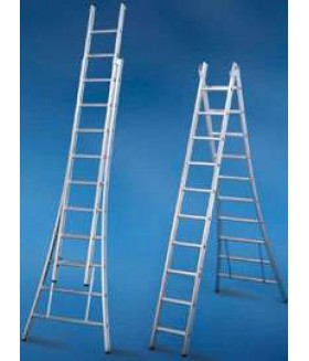 Solide Bouwladder omvormbaar 2 x 8 Sporten Reform Ladder