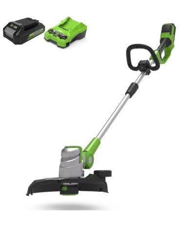 Greenworks Accu Trimmer 24V Met Accu en lader Snoeiapparaten