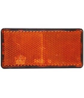 Reflector oranje rechthoekig 90 x 40mm Aanhanger verlichting