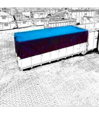 Dekkleed Cargotarp 3,5X5 mtr 570gr blauw