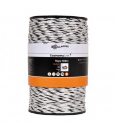 Gallagher economyline cord wit 500m Geleiders