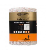 Gallagher vidoflex 9 turboline plus wit 200m Geleiders