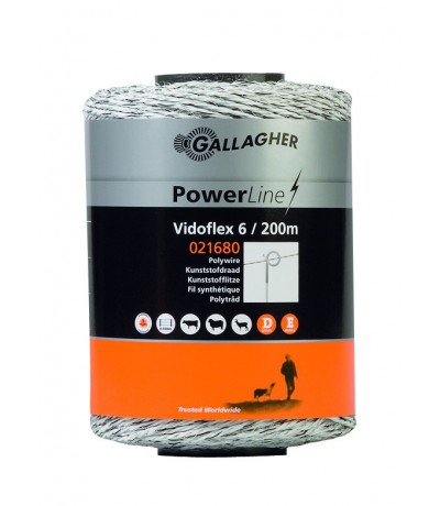 Gallagher vidoflex 6 wit 200m