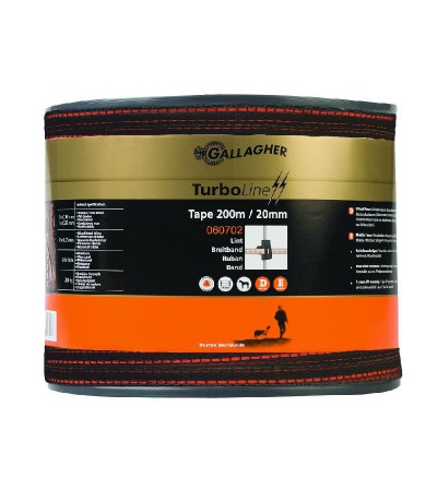 Gallagher turboline lint 20mm terra 200m Geleiders